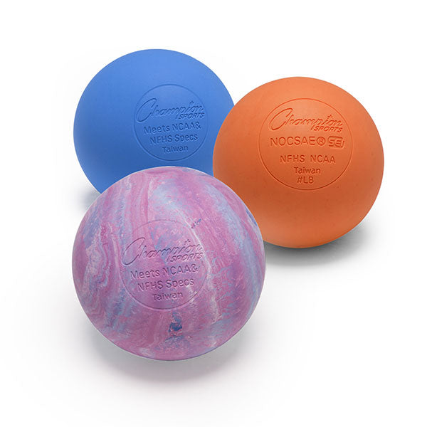 Lacrosse Balls, 6 Color Set