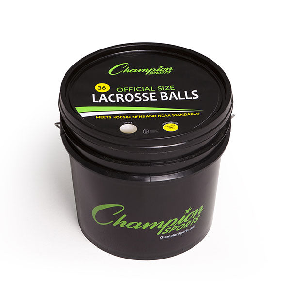 Lacrosse Ball Bucket, White