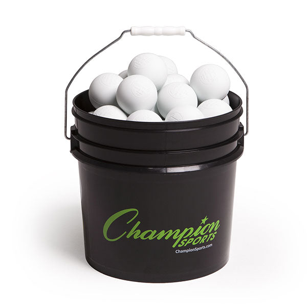 Lacrosse Ball Bucket, White
