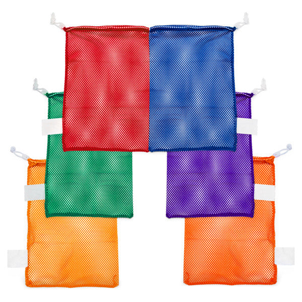 18x12 Mesh Bags, Set of 6 Colors
