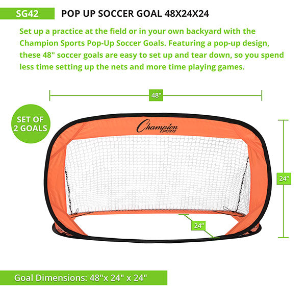 Pop-Up Soccer Goal