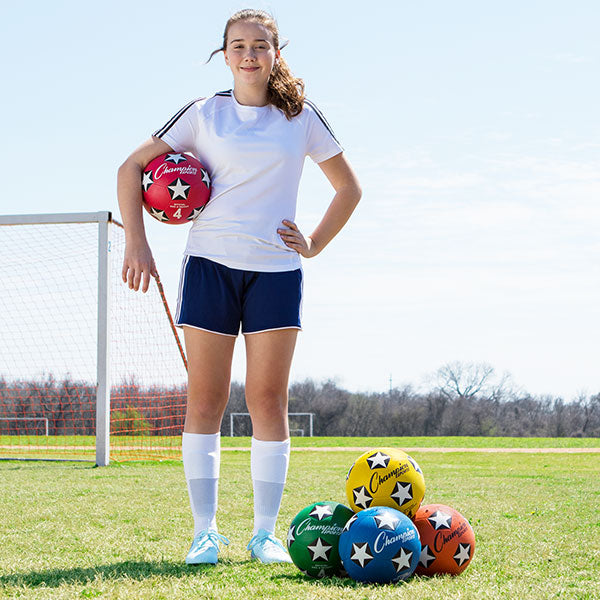 Rubber Soccer Ball Set Size 4