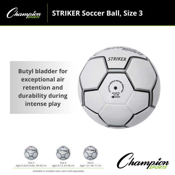 Striker Soccer Ball Size 3