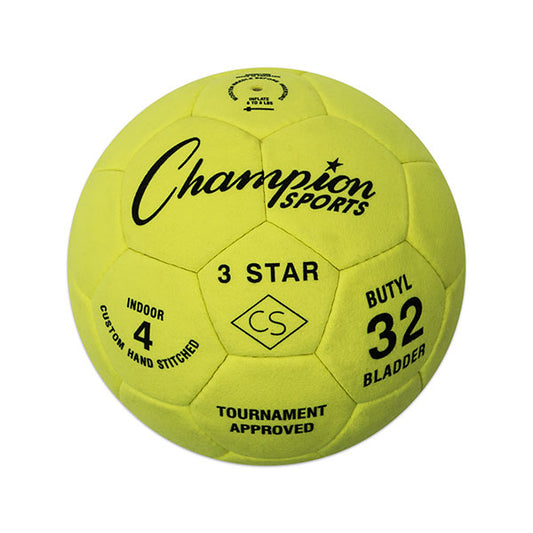 3 Star Indoor Soccer Ball, Size 4