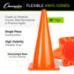 28” Hight Visibility Flexible Vinyl Cone, Orange