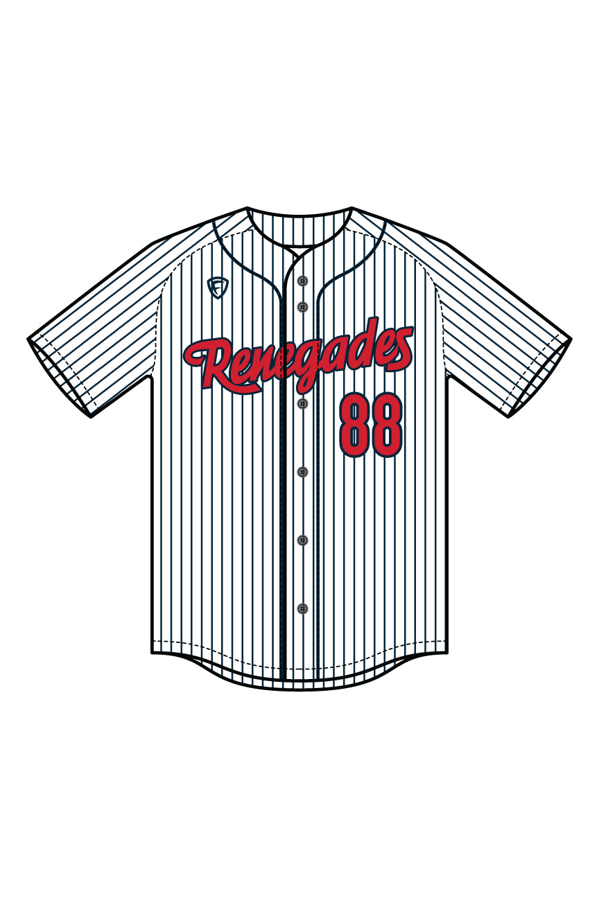 Mens Ignite Elite Baseball Full Button Jersey
