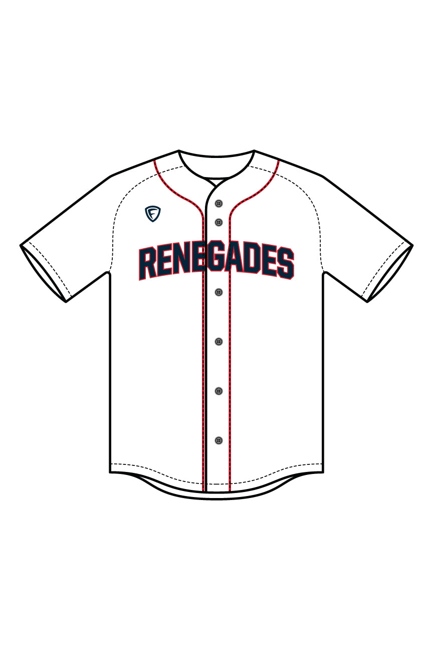 Mens Ignite Baseball Full Button Jersey