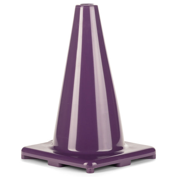 12 Inch High Visibility Flexible Vinyl Cone