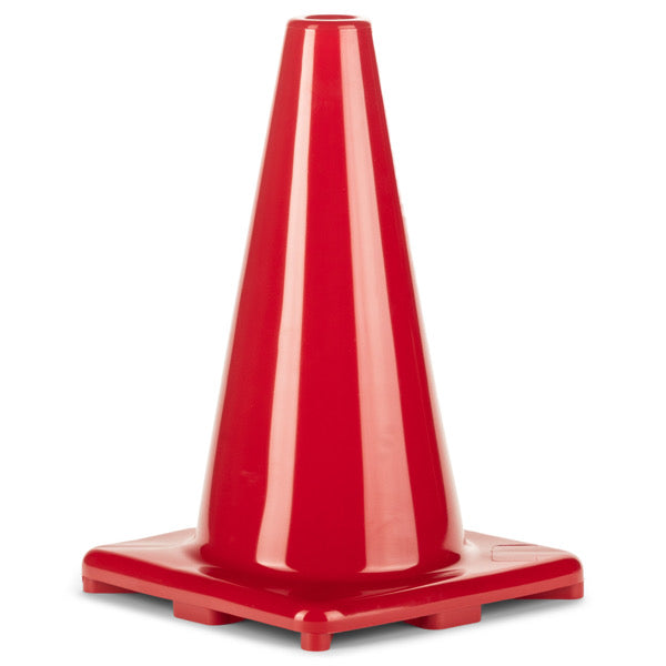 12 Inch High Visibility Flexible Vinyl Cone