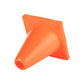 6 Inch High Visibility Flexible Vinyl Cone, Orange
