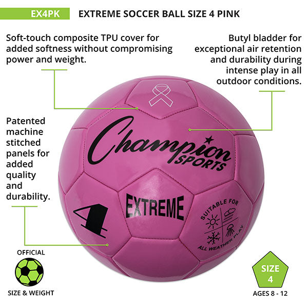 Extreme Soccer Ball, Size 4