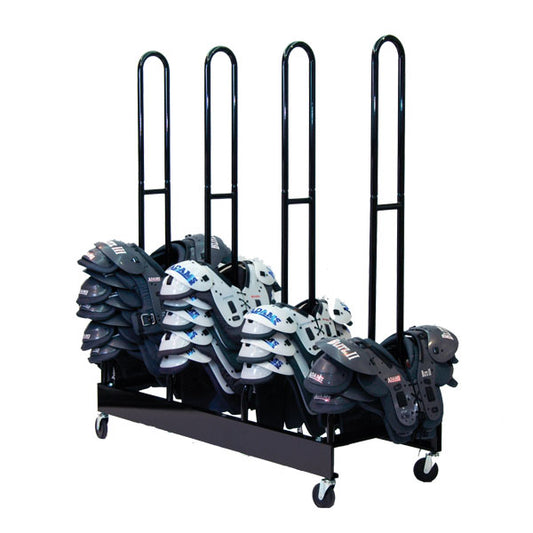 Four-Stack Shoulder Pad Rack