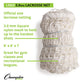 3 MM Lacrosse Nets, White