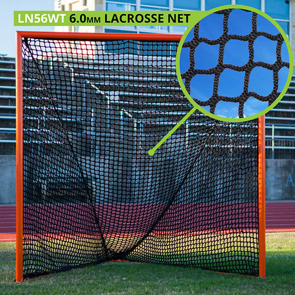 6 MM Lacrosse Nets, Weather Treated