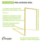Pro Collegiate Lacrosse Goal, Yellow