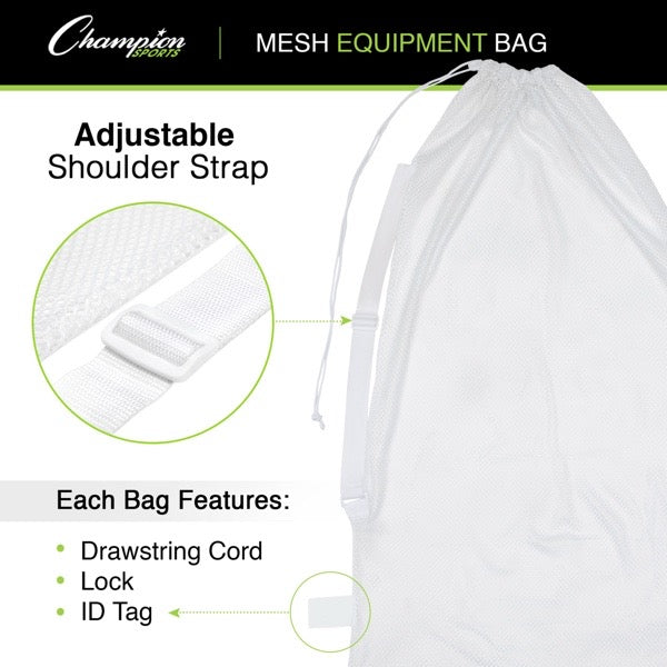 Mesh Equipment Bag with Shoulder Strap
