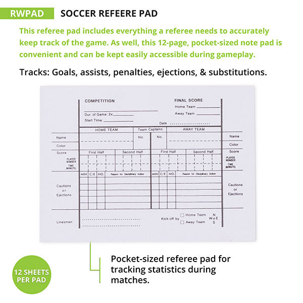 Soccer Referee Pad