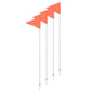 Two - Piece Economy Soccer Corner Flags