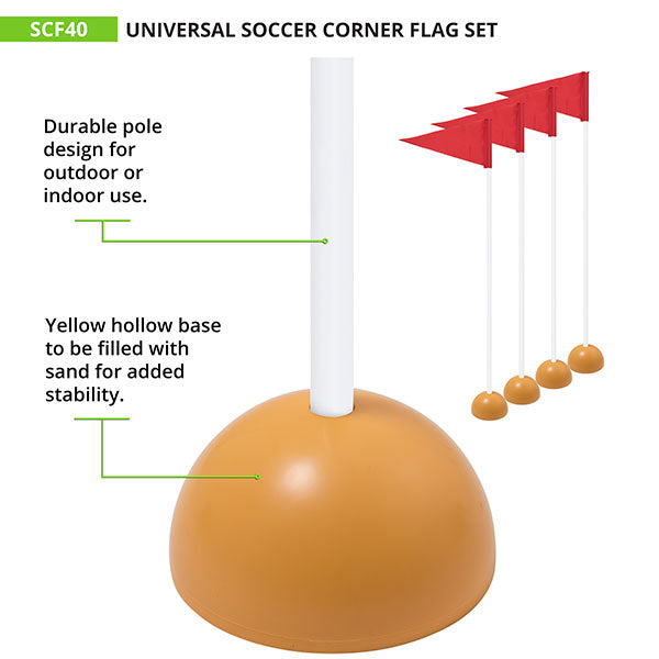 Universal Soccer Corner Flags