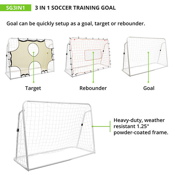 3in1 Soccer Training Goal