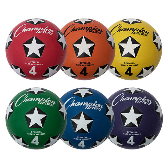 Rubber Soccer Ball Set Size 4