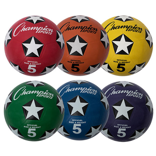 Rubber Soccer Ball Set Size 5