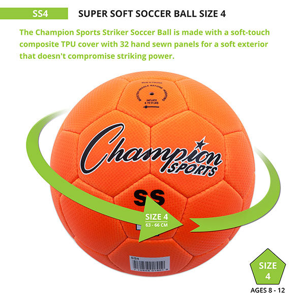 Super Soft Soccer Ball, Size 4