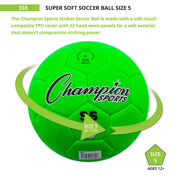 Super Soft Soccer Ball, Size 5