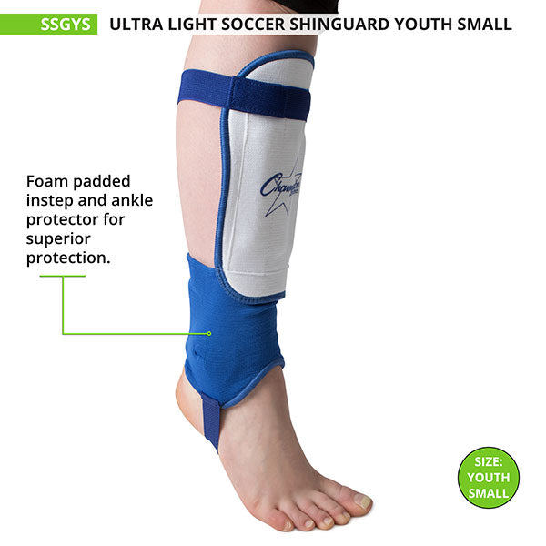 Ultra-Light Soccer Shin Guard, Youth, Small